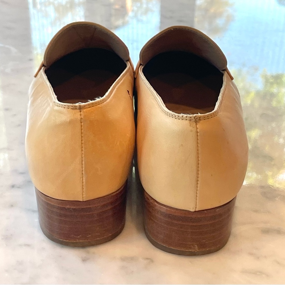 Salvatore Ferragamo Leather Loafers w/ Silver Branded Hardware, 7.5C - Picture 5 of 15